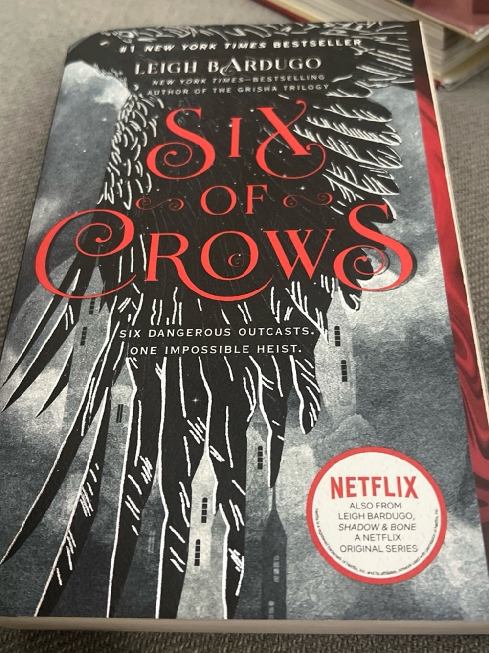 Six of Crows by - Black & Red Hardcover